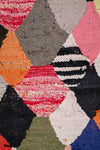 Vintage Moroccan Flat Weave Boucherouite Rug 135x205cm - (30)