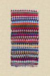 Vintage Moroccan Tufted Diamond Boucherouite Runner Rug 95x190cm- (37)