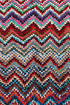 Vintage Moroccan Tufted Boucherouite Rug 150x190cm - (44)