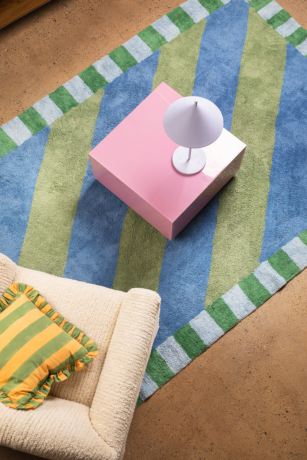 Jester Striped Recycled Cotton Rug