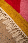 Ex Sample/Seconds Pink & Red Diagonal Stripe Tufted Medium Rug