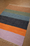 Ex Sample/Seconds Earth Tones Striped Medium Recycled Rug