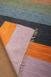 Ex Sample/Seconds Earth Tones Striped Medium Recycled Rug