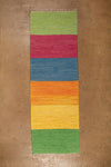 Ex Sample/Seconds Bright Block Stripe Recycled Runner Rug