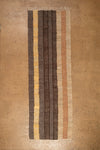Ex Sample/Seconds Brown Tones Striped Runner Rug