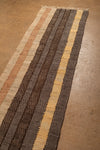 Ex Sample/Seconds Brown Tones Striped Runner Rug