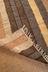 Ex Sample/Seconds Brown Tones Striped Runner Rug