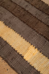 Ex Sample/Seconds Brown Tones Striped Runner Rug