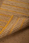 Ex Sample/Seconds Jute & Yellow Stripe Small Rug