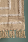 Ex Sample/Seconds Ercu with Tufted Design Cotton Throw