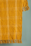 Ex Sample/Seconds Yellow Check Cotton Throw