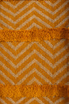 Ex Sample/Seconds Yellow Zig-Zag Stripe Cotton Throw