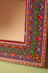 Ex Sample/Seconds Purple Mehindi Arch Mirror