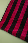 Ex Sample/Seconds Black Floral Motif Velvet Cushion Cover