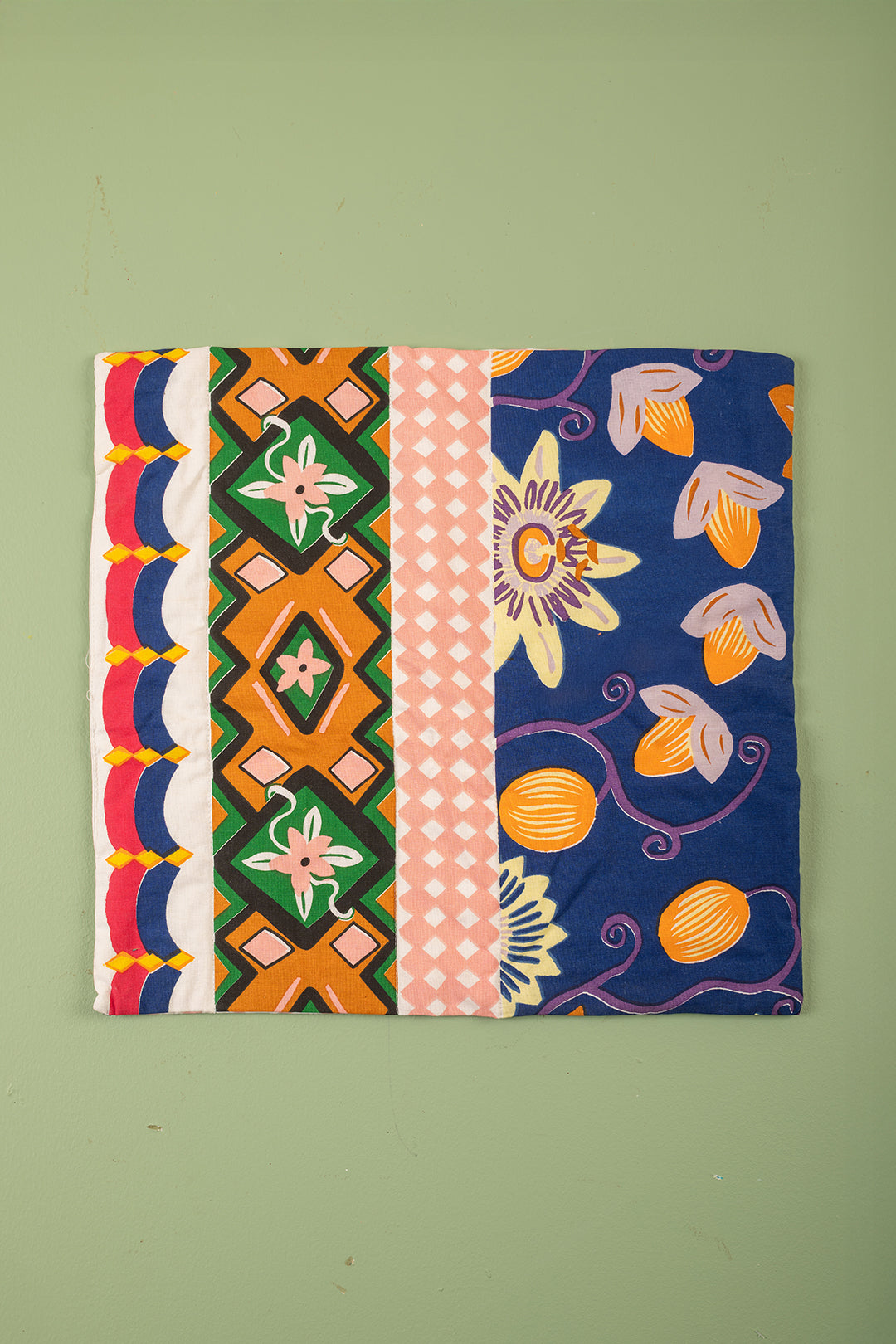 Ex Sample/Seconds Passion Flower Stripe Cushion Cover