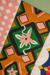 Ex Sample/Seconds Passion Flower Stripe Cushion Cover