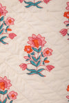 Ex Sample/Seconds Carnation & Clementine Block Print Cushion Cover