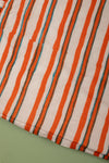Ex Sample/Seconds Carnation & Clementine Block Print Cushion Cover