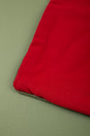 Ex Sample/Seconds Wildflower Garden on Red Embroidered Cushion Cover