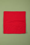 Ex Sample/Seconds Wildflower Garden on Red Embroidered Cushion Cover