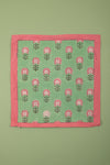 Ex Sample/Seconds Laurel & Taffy Block Print Cotton Cushion Cover