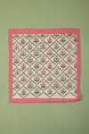 Ex Sample/Seconds Laurel & Taffy Block Print Cotton Cushion Cover