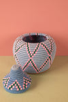 Ex Sample/Seconds Blue & Pink Fabric Pot