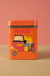 Ex Sample/Seconds Pink Rickshaw Storage Tin