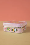 Ex Sample/Seconds Purple Kashmiri Square Storage Tin