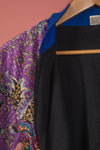 Ex Sample/Seconds Purple Kantha Jacket 100% Cotton - Medium/Large