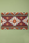 Ex Sample/Seconds Feuilles Red and Orange Kilim Cushion Cover