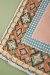 Ex Sample/Seconds Pink Passion Flower 100% Recycled Cotton Cushion Cover - 02