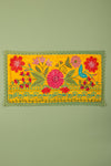 Ex Sample/Seconds Yellow Floral Embroidered Cushion Cover