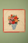 Ex Sample/Seconds Flower Vase Embroidered Cushion Cover
