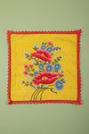 Ex Sample/Seconds Poppies & Cornflowers Embroidered Cushion Cover
