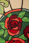 Ex Sample/Seconds Romeo Roses Stained Glass Cushion Cover