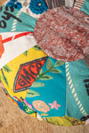 Seconds Patchwork Embroidery Pouffe