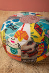 Seconds Patchwork Embroidery Pouffe
