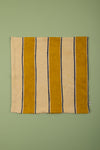 Ex Sample/Seconds Mustard Stripe Block Print Cushion Cover - 01