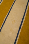 Ex Sample/Seconds Mustard Stripe Block Print Cushion Cover - 01