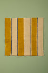 Ex Sample/Seconds Mustard Stripe Block Print Cushion Cover - 02