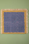 Ex Sample/Seconds Cornflower & Lilac Block Print Cushion Cover