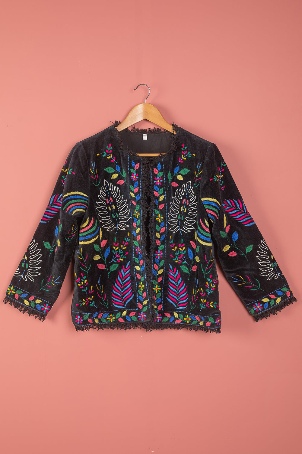 Ex Sample/Seconds Edith Black Velvet Jacket - Small