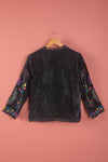 Ex Sample/Seconds Edith Black Velvet Jacket - Small