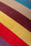 Ex Sample/Seconds Striped Velvet Footstool