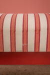 Ex Sample/Seconds Orange & Red Stripe Bench