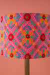Ex Sample/Seconds Pink & Orange Embroidered Lampshade