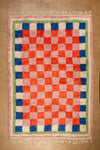Ex Sample/Seconds Lizzie Pink & Red Chequered Recycled Cotton Extra Large Rug