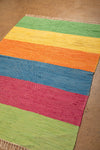 Ex Sample/Seconds Bright Block Stripe Recycled Medium Rug