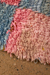 Ex Sample/Seconds Vintage Moroccan Boucherouite Striped Rug